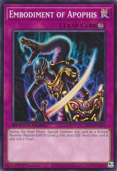 Embodiment of Apophis Speed Duel: Battle City Finals Yu-Gi-Oh! card