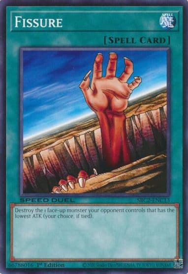 Fissure Speed Duel: Battle City Finals Yu-Gi-Oh! card