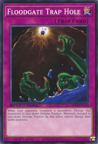 Floodgate Trap Hole Speed Duel: Battle City Finals Yu-Gi-Oh! card