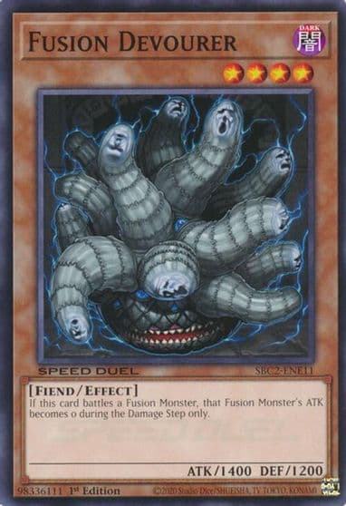 Fusion Devourer Speed Duel: Battle City Finals Yu-Gi-Oh! card