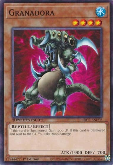 Granadora Speed Duel: Battle City Finals Yu-Gi-Oh! card