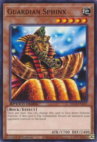 Guardian Sphinx Speed Duel: Battle City Finals Yu-Gi-Oh! card
