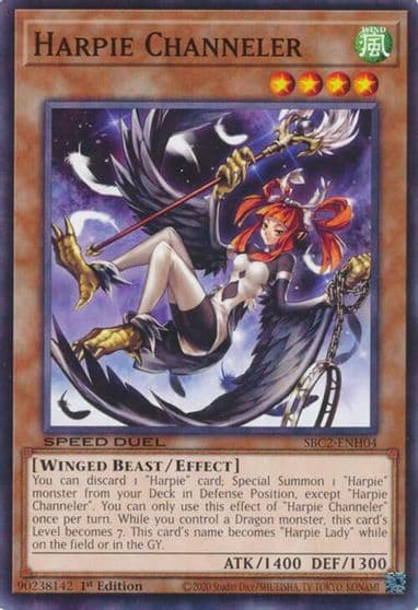 Harpie Channeler Speed Duel: Battle City Finals Yu-Gi-Oh! card