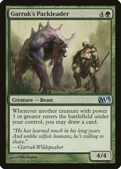 Garruks Packleader Magic 2013 (M13) Magic card