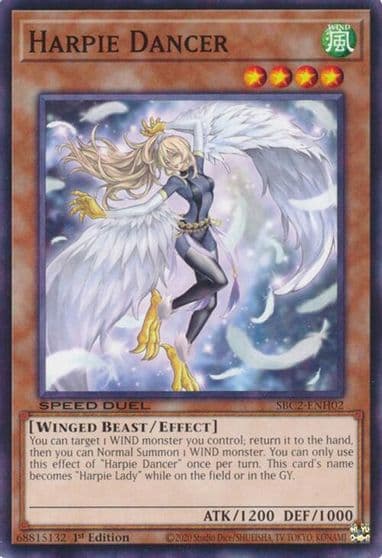 Harpie Dancer Speed Duel: Battle City Finals Yu-Gi-Oh! card
