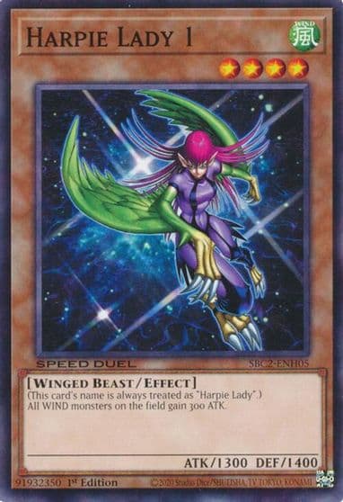 Harpie Lady 1 Speed Duel: Battle City Finals Yu-Gi-Oh! card
