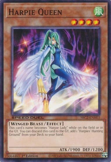 Harpie Queen Speed Duel: Battle City Finals Yu-Gi-Oh! card