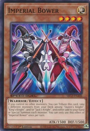 Imperial Bower Speed Duel: Battle City Finals Yu-Gi-Oh! card