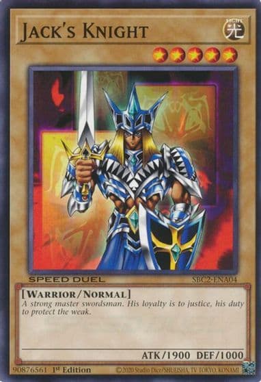 Jacks Knight Speed Duel: Battle City Finals Yu-Gi-Oh! card