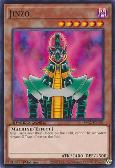 Jinzo Speed Duel: Battle City Finals Yu-Gi-Oh! card