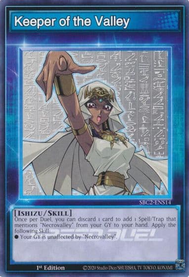Keeper of the Valley Speed Duel: Battle City Finals Yu-Gi-Oh! card