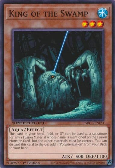 King of the Swamp Speed Duel: Battle City Finals Yu-Gi-Oh! card