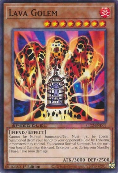 Lava Golem Speed Duel: Battle City Finals Yu-Gi-Oh! card
