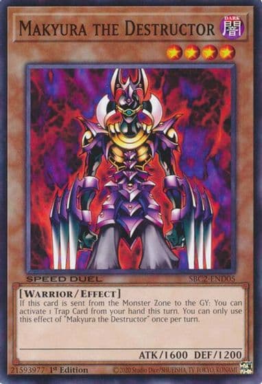 Makyura the Destructor Speed Duel: Battle City Finals Yu-Gi-Oh! card