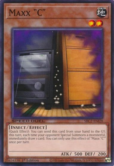 Maxx C Speed Duel: Battle City Finals Yu-Gi-Oh! card