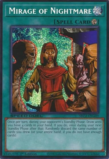 Mirage of Nightmare PSR Speed Duel: Battle City Finals Yu-Gi-Oh! card
