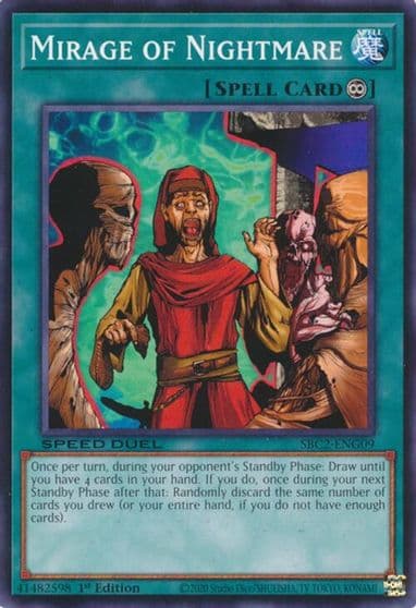 Mirage of Nightmare Speed Duel: Battle City Finals Yu-Gi-Oh! card