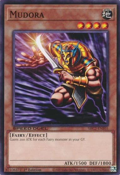 Mudora Speed Duel: Battle City Finals Yu-Gi-Oh! card