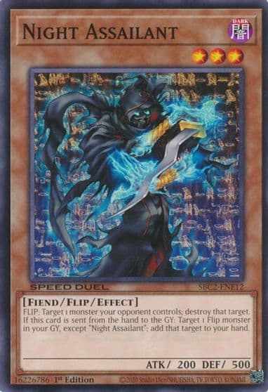 Night Assailant Speed Duel: Battle City Finals Yu-Gi-Oh! card