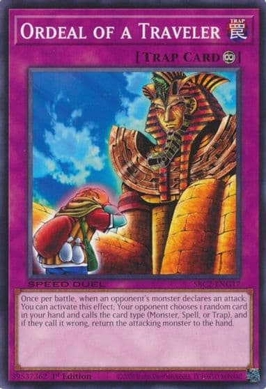 Ordeal of a Traveler Speed Duel: Battle City Finals Yu-Gi-Oh! card