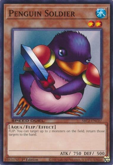 Penguin Soldier Speed Duel: Battle City Finals Yu-Gi-Oh! card