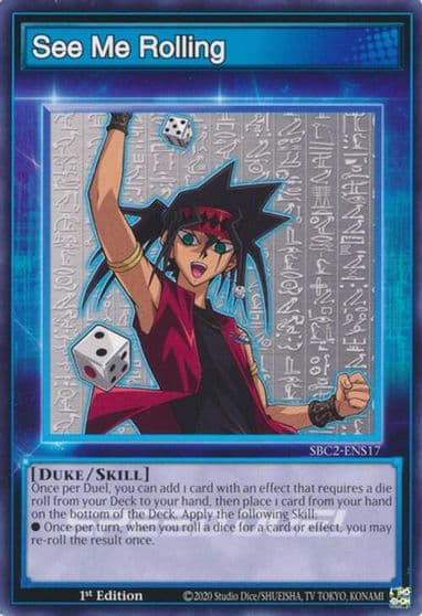 See Me Rolling Speed Duel: Battle City Finals Yu-Gi-Oh! card