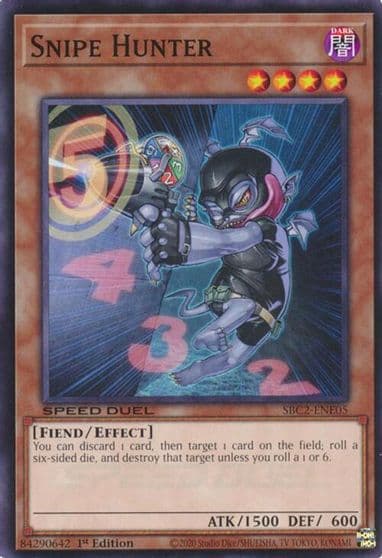 Snipe Hunter Speed Duel: Battle City Finals Yu-Gi-Oh! card