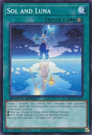 Sol and Luna Speed Duel: Battle City Finals Yu-Gi-Oh! card