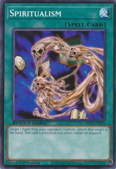 Spiritualism Speed Duel: Battle City Finals Yu-Gi-Oh! card