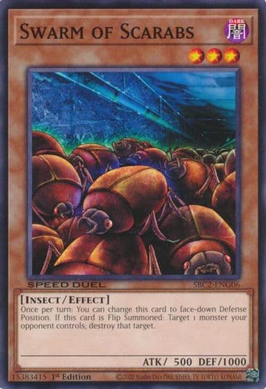 Swarm of Scarabs Speed Duel: Battle City Finals Yu-Gi-Oh! card