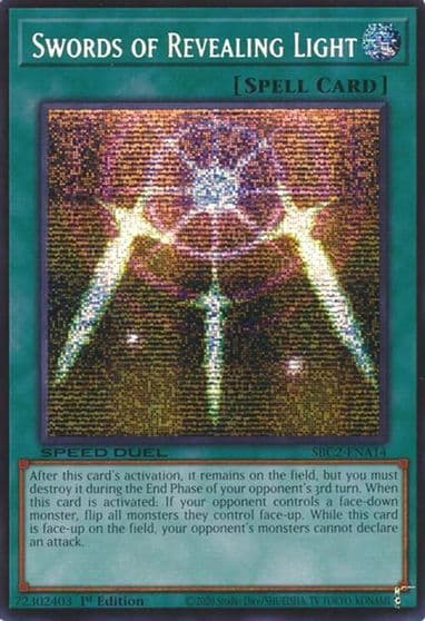 Swords of Revealing Light PSR Speed Duel: Battle City Finals Yu-Gi-Oh! card