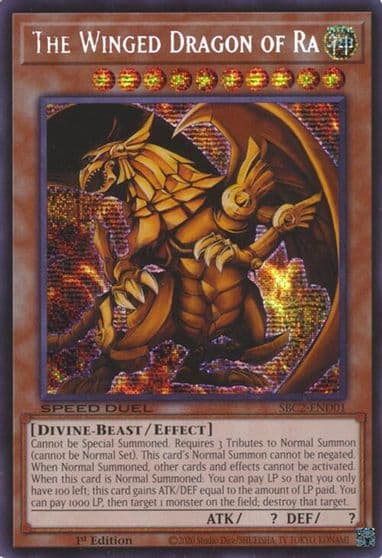 The Winged Dragon of Ra Speed Duel: Battle City Finals Yu-Gi-Oh! card