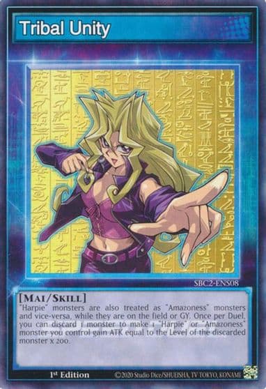 Tribal Unity Speed Duel: Battle City Finals Yu-Gi-Oh! card