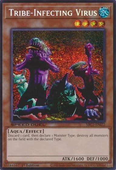 Tribe Infecting Virus PSR Speed Duel: Battle City Finals Yu-Gi-Oh! card