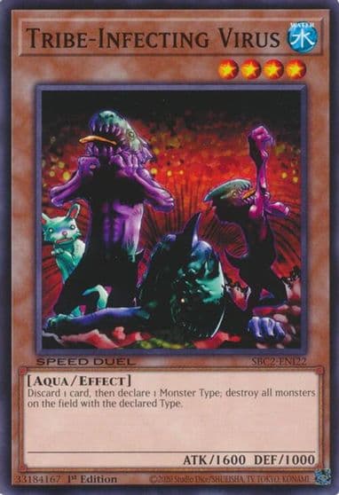 Tribe Infecting Virus Speed Duel: Battle City Finals Yu-Gi-Oh! card