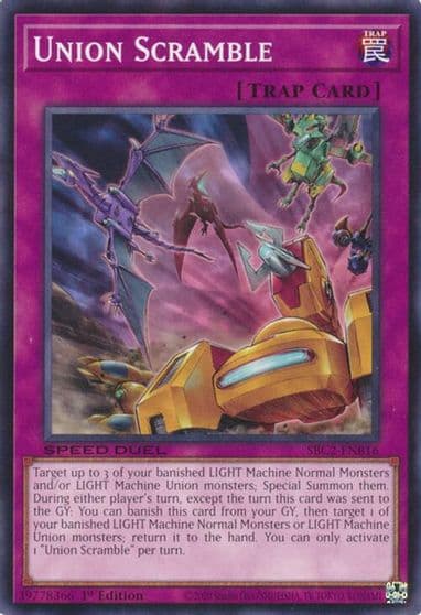 Union Scramble Speed Duel: Battle City Finals Yu-Gi-Oh! card