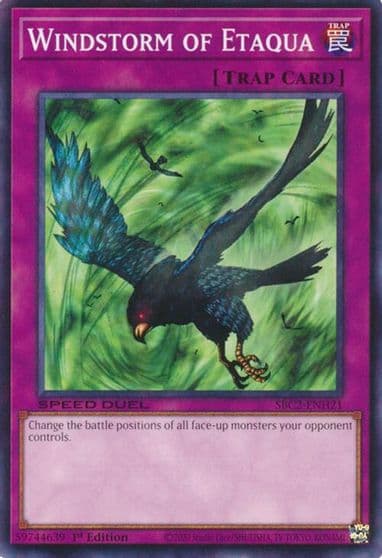 Windstorm of Etaqua Speed Duel: Battle City Finals Yu-Gi-Oh! card