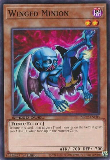 Winged Minion Speed Duel: Battle City Finals Yu-Gi-Oh! card