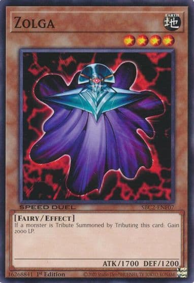 Zolga Speed Duel: Battle City Finals Yu-Gi-Oh! card