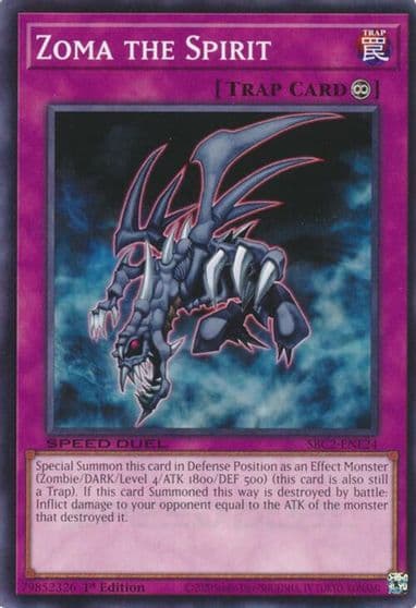 Zoma the Spirit Speed Duel: Battle City Finals Yu-Gi-Oh! card