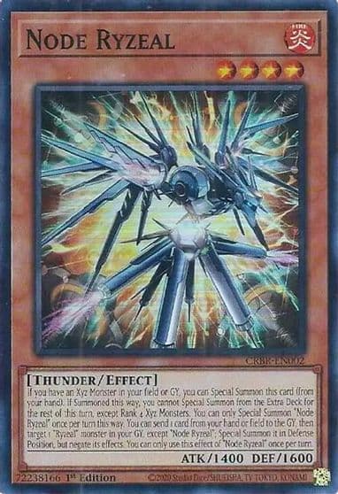 Node Ryzeal SR Crossover Breakers Yu-Gi-Oh! card