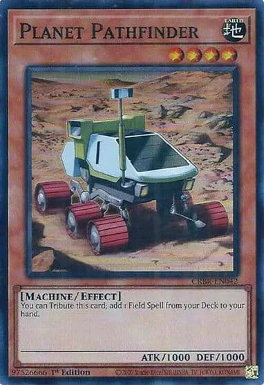 Planet Pathfinder SR Crossover Breakers Yu-Gi-Oh! card