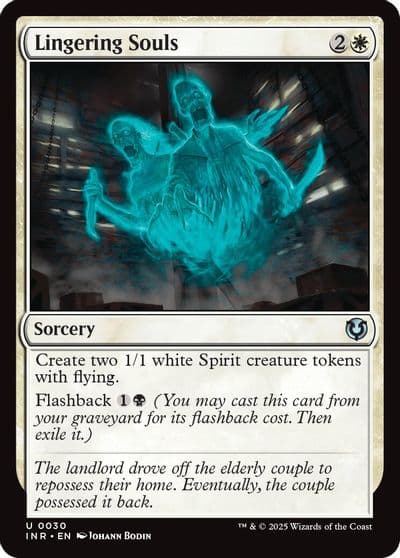 Lingering Souls Innistrad Remastered Magic card