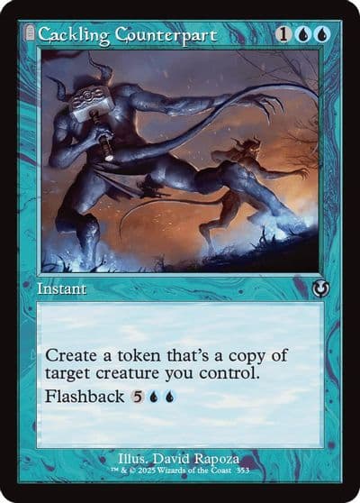 Cackling Counterpart Retro Frame Innistrad Remastered Magic card