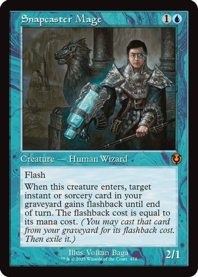 Snapcaster Mage Retro Frame Innistrad Remastered Magic card
