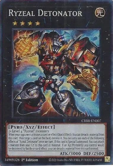 Ryzeal Detonator CR Crossover Breakers Yu-Gi-Oh! card