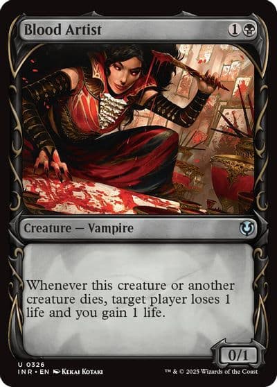Blood Artist Showcase Innistrad Remastered Magic card