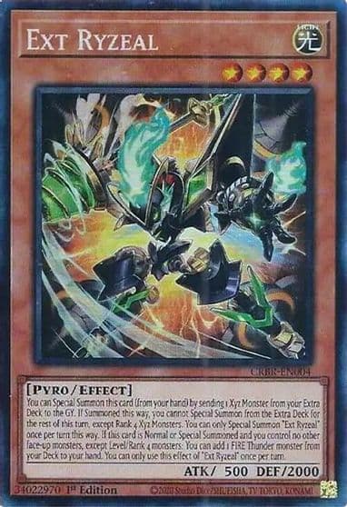 Ext Ryzeal CR Crossover Breakers Yu-Gi-Oh! card