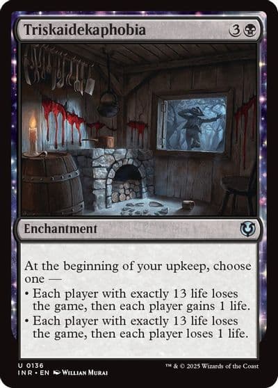 Triskaidekaphobia Innistrad Remastered Magic card