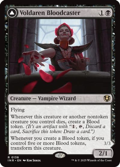 Voldaren Bloodcaster Innistrad Remastered Magic card